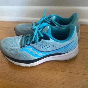Saucony Ride 14 Powder Blue Athletic Sneakers